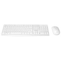 EVEREST KM-7500W Kablosuz Q Multimedia Beyaz Klavye + Mouse Set